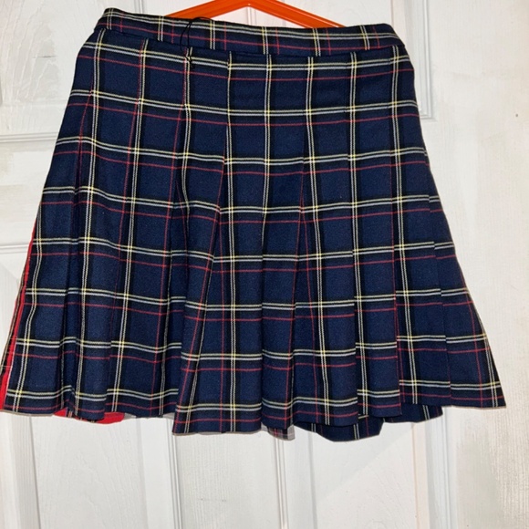 Zara Girls Pleated Plaid Skirt Size 11/12 - Picture 3 of 5